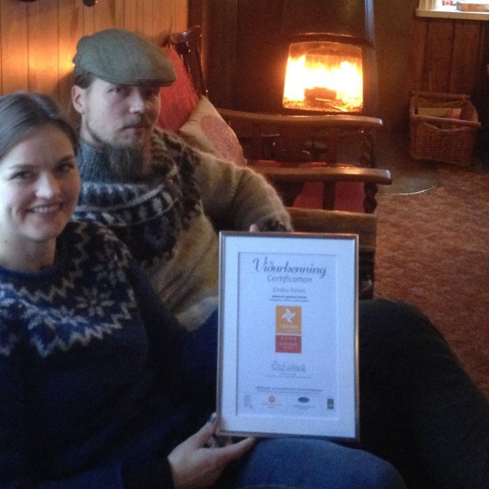 Anna Dröfn og Hjörleifur reka Ensku húsin.