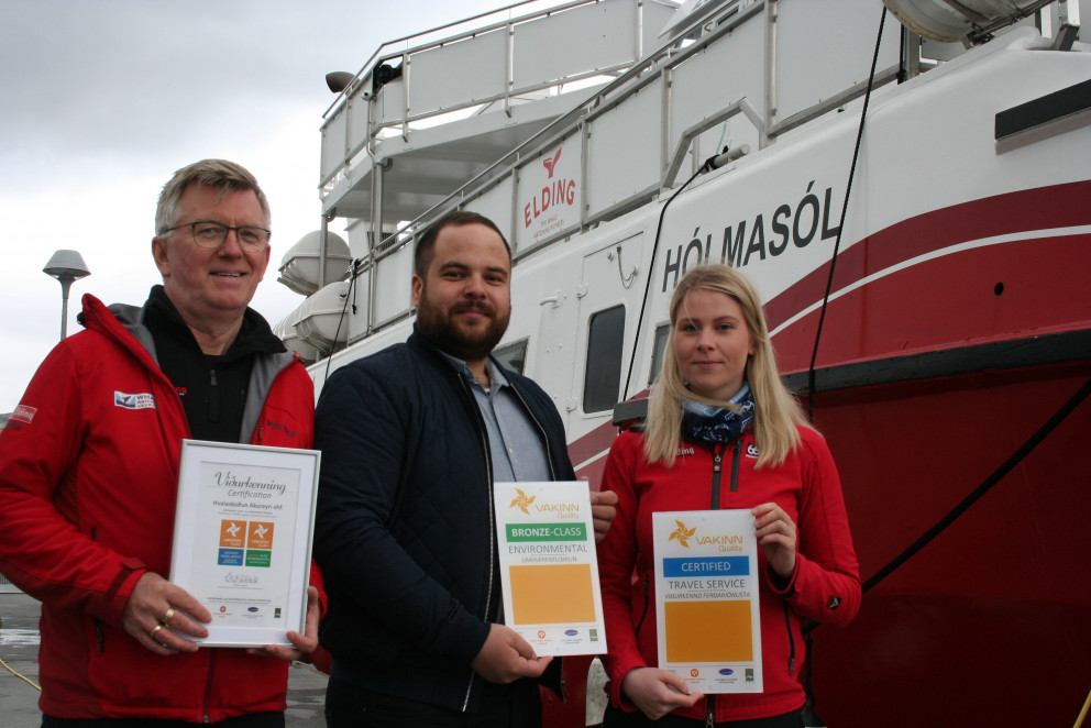 Hvalaskoðun Akureyri í Vakann