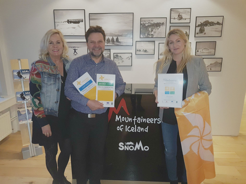 Mountaineers of Iceland með viðurkenningu Vakans