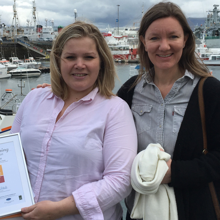 Guðveig og Anna Halldórsdóttir frá Hótel Bifröst