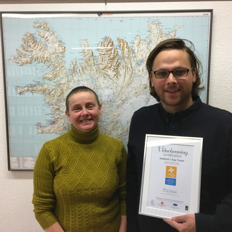 Unnur Svavarsdóttir og Einar J. Finnbogason.