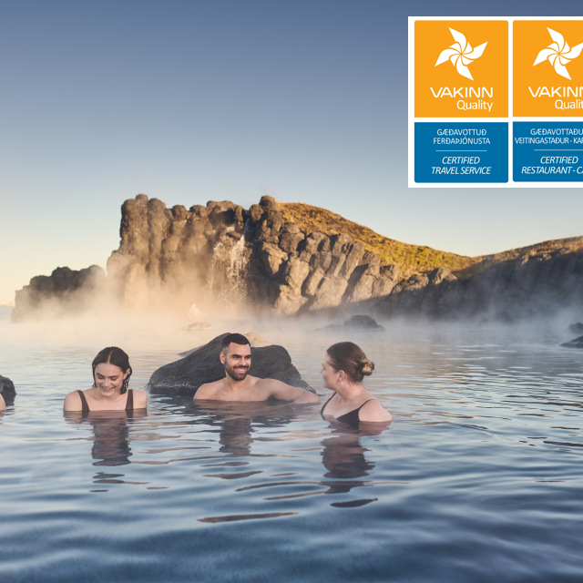 Sky Lagoon með gull í umhverfishluta Vakans