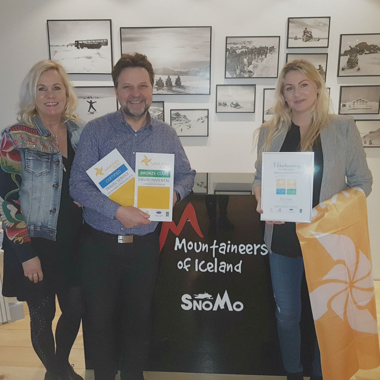 Mountaineers of Iceland með viðurkenningu Vakans
